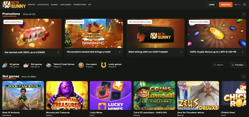 bets bunny casino
