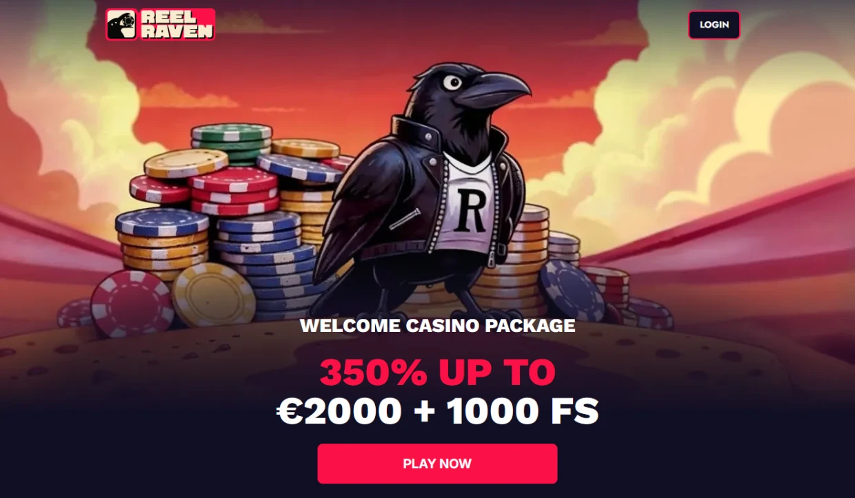 Our 3# pick for Casinos not on gamstop - Reel Raven 